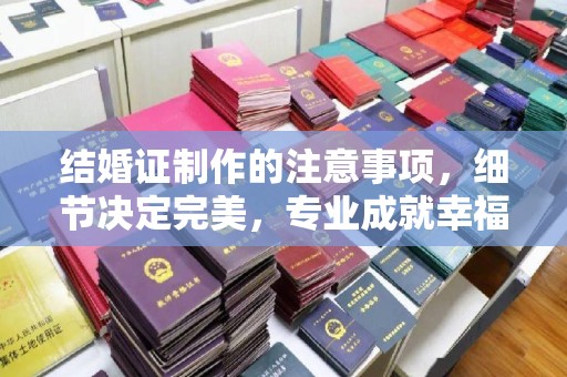 公馆结婚证制作的注意事项，细节决定完美，专业成就幸福